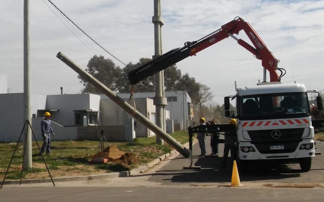 Intenso ritmo de obras eléctricas