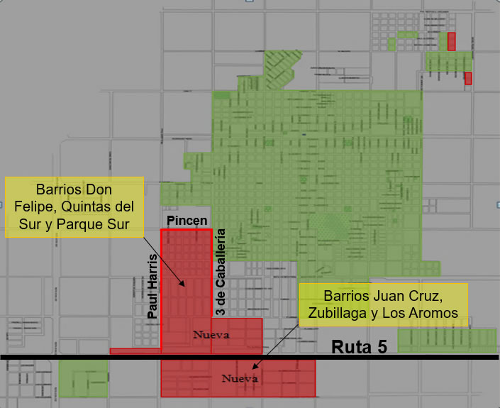 Telecomunicaciones: estamos dando servicio en los barrios del Sur