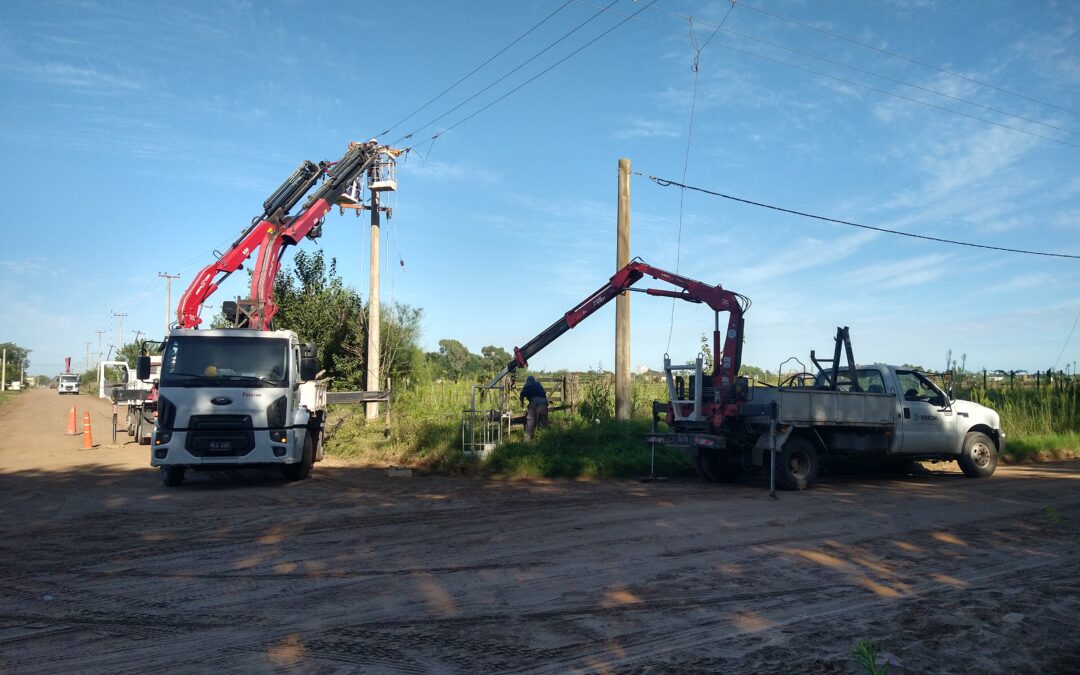 Obras eléctricas en la ciudad y en el campo