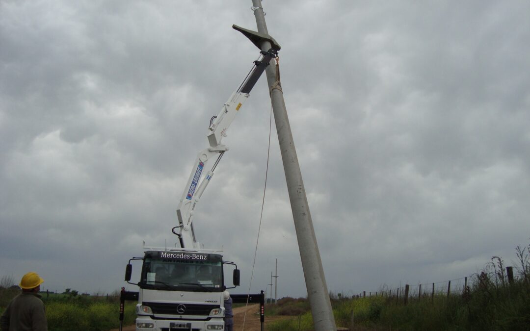 Obras eléctricas en distintos sectores urbanos